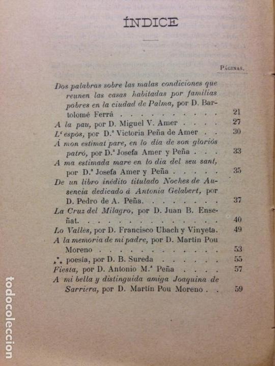 Libros antiguos: ALMANAQUE BALEAR 1891 - Foto 2