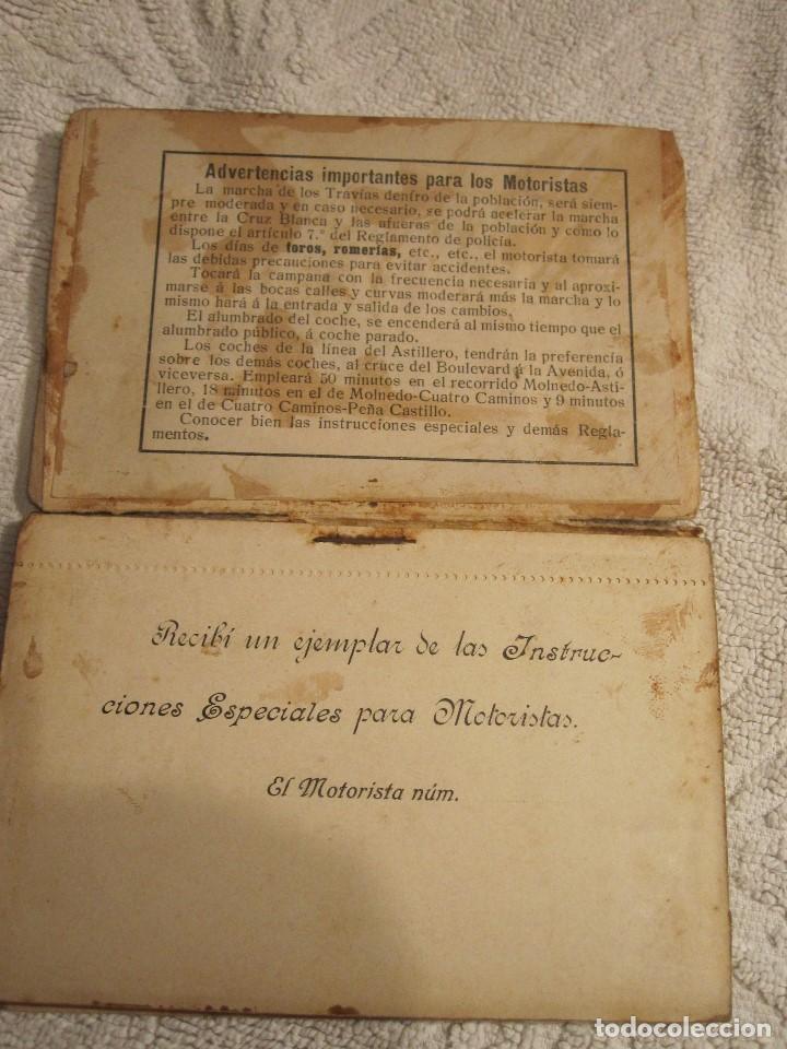 Libros antiguos: MANUAL MOTORISTA TRANVIA SANTANDER 1908. - Foto 2