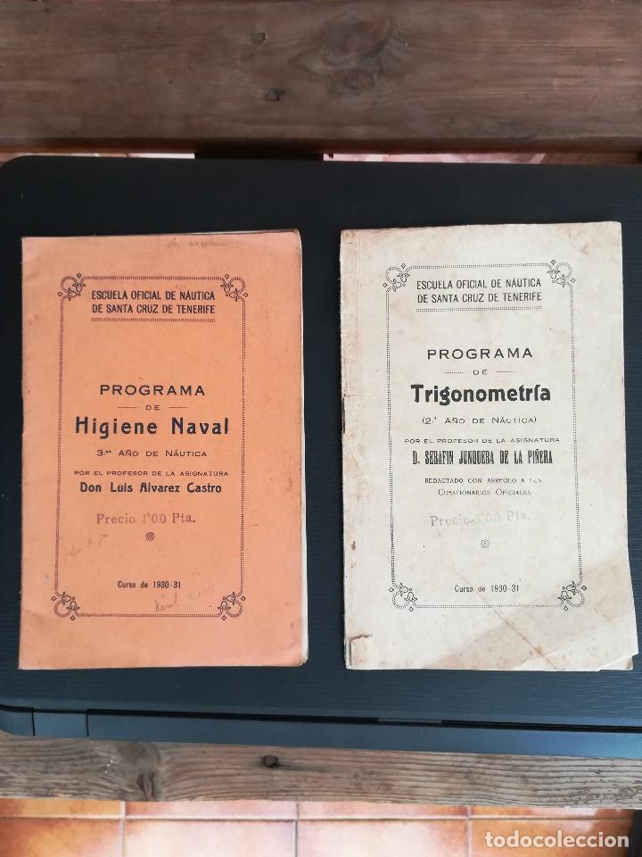 Antiquarische B&uuml;cher: Escuela oficial de n&aacute;utica de Tenerife.1930-1931.