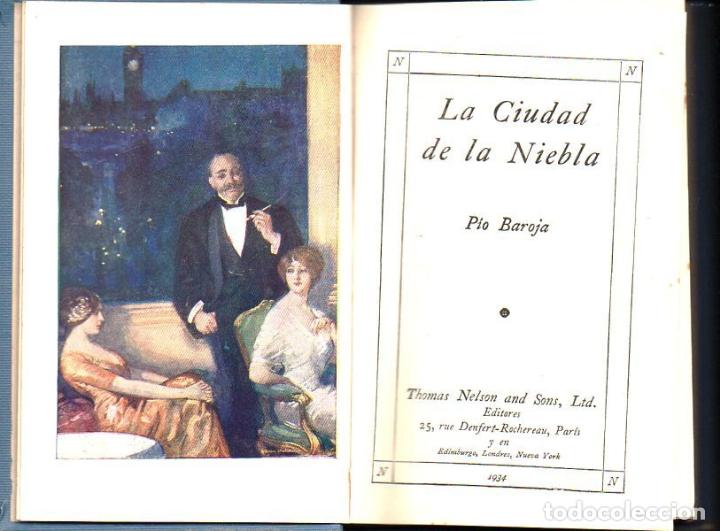 Libros antiguos: PIO BAROJA : LA CIUDAD DE LA NIEBLA (NELSON, c. 1925) - Foto 1