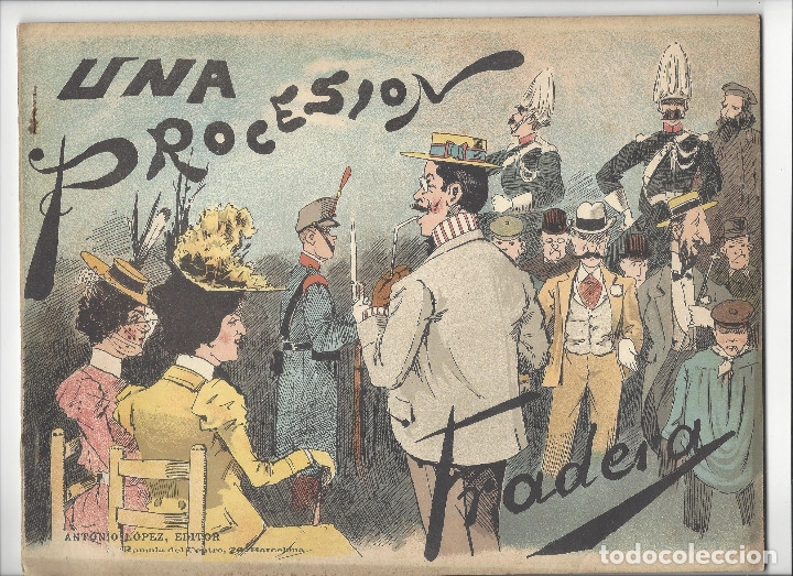 Libros antiguos: Una procesion. FRADERA.- - Foto 1