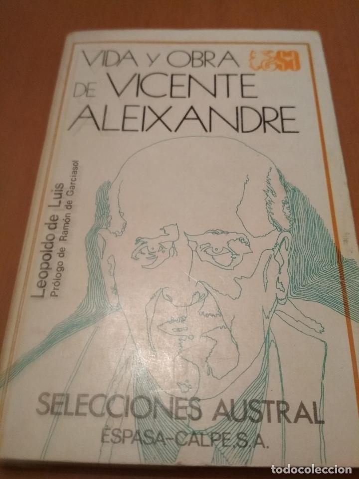 Libros antiguos: Vida y obra de Vicente Aleixandre - Foto 1