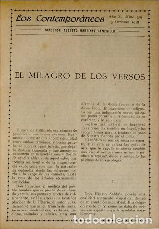 Libros antiguos: REPIDE, Pedro de.  El milagro de los versos. 1918. - Foto 1