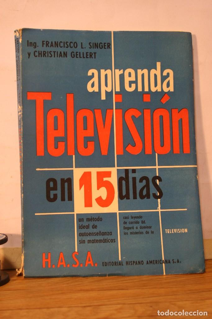 Libros antiguos: aprenda tv. en 15. dias - Foto 1