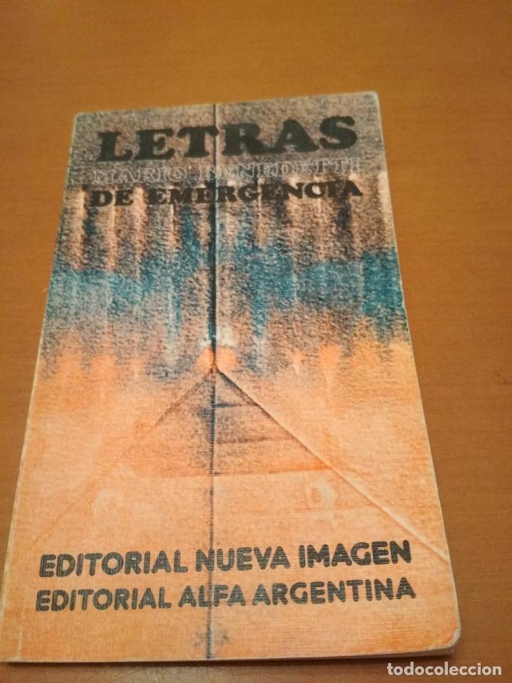 Libros antiguos: Letras de emergencia - Foto 1