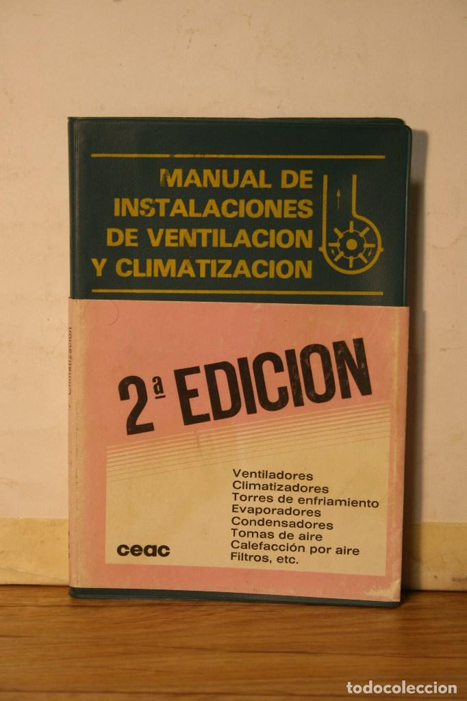 Libros antiguos: manual de ventilacion y climatizacion - Foto 1