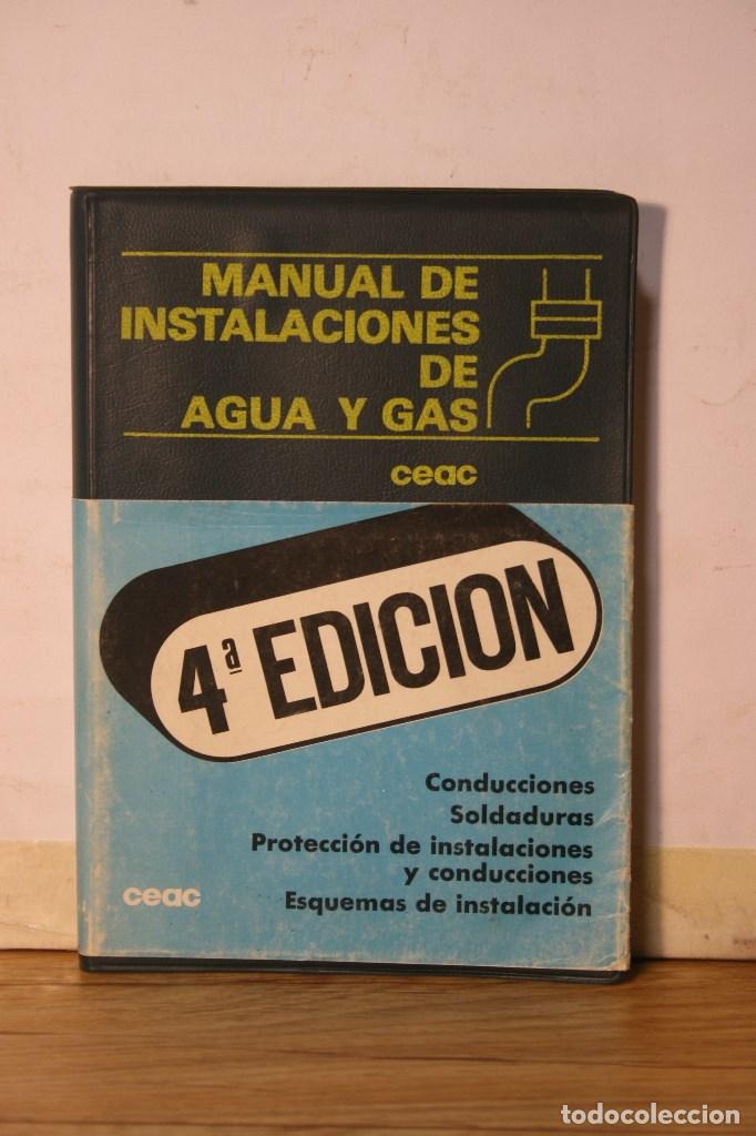 Libros antiguos: manual de agua y gas - Foto 1