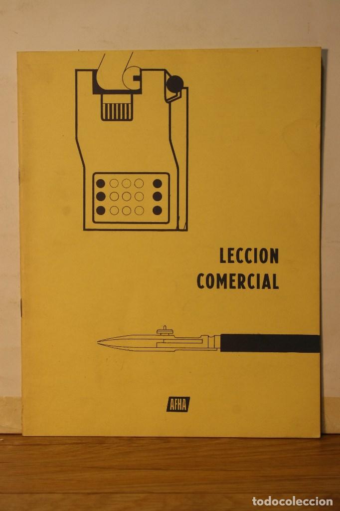 Libros antiguos: leccion comercial afha - Foto 1