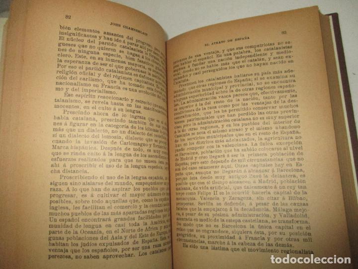 Libros antiguos: EL ATRASO DE ESPA&Ntilde;A. - CHAMBERLAIN, John. 1909. - Foto 4