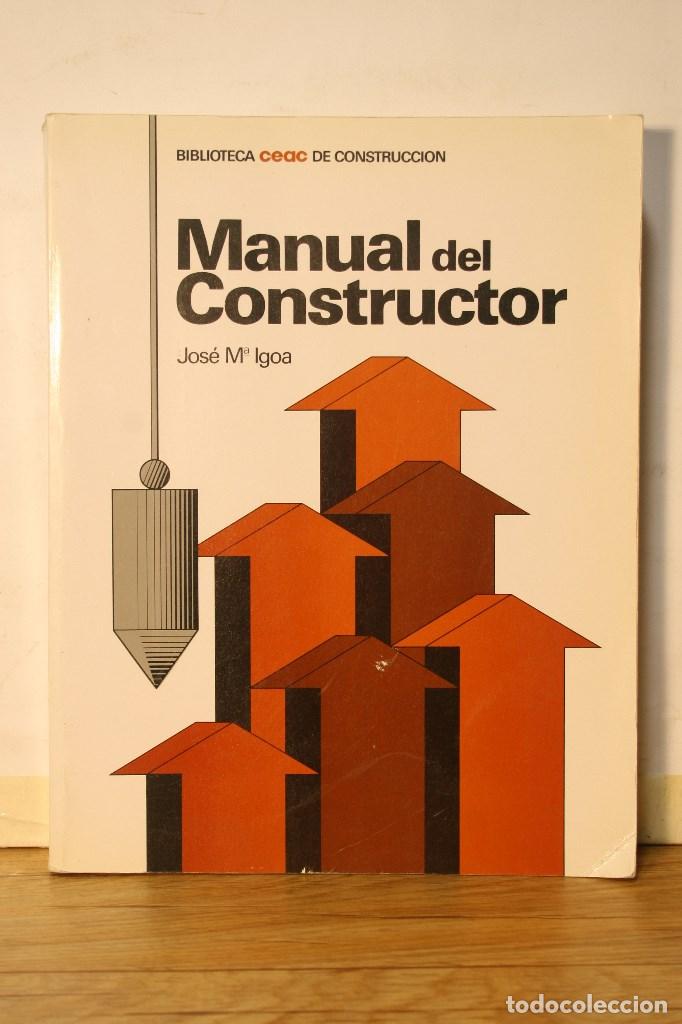 Libros antiguos: manual del constructor - Foto 1