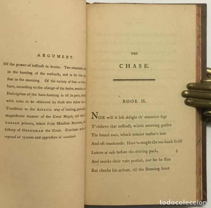 Libros antiguos: THE CHASE, A POEM. - SOMERVILLE, William. Londres, 1800 - Foto 3