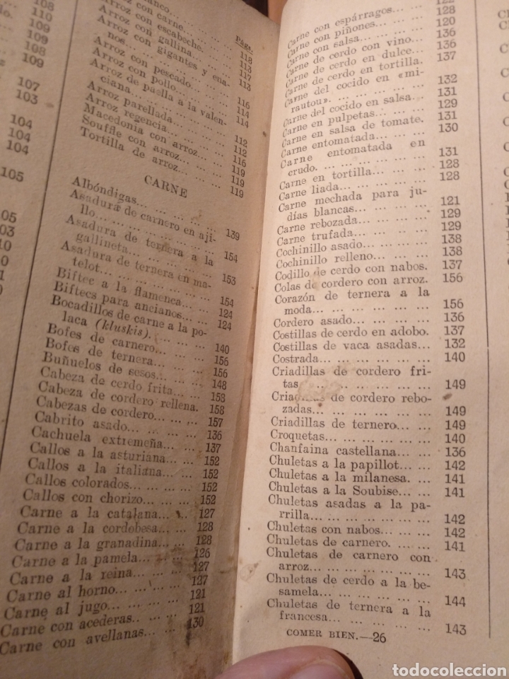 Libros antiguos: Antiguo libro de cocima - Foto 4