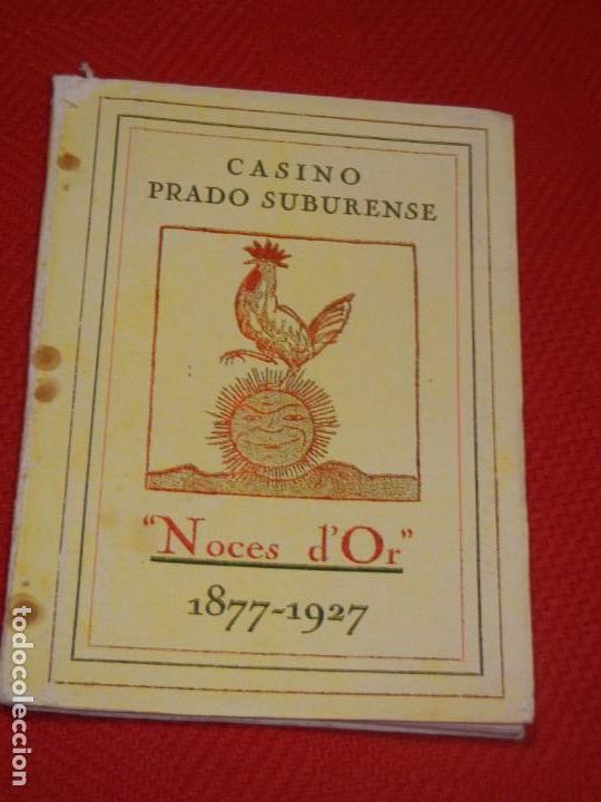 Old books: MEMORIA NOCES D'OR CASINO PRADO SUBURENSE 1877-1927