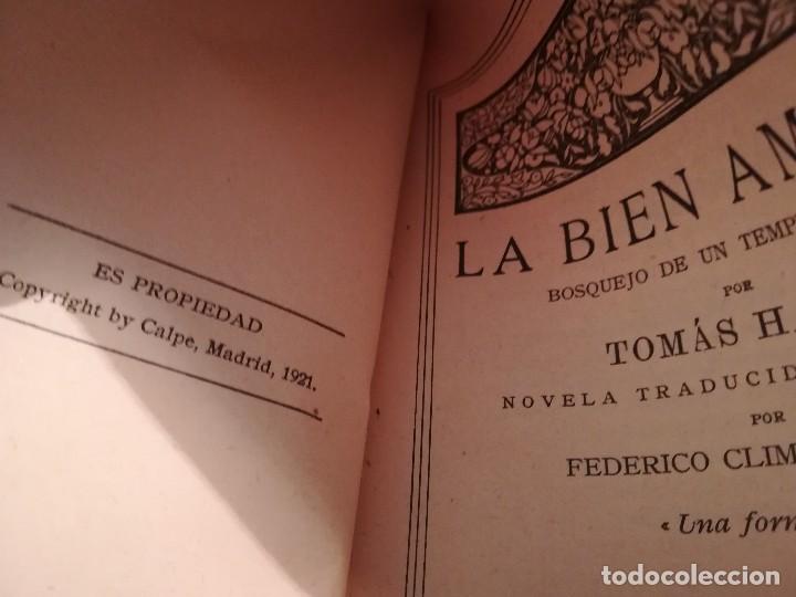 Libros antiguos: La bien amada - Tomas Hardy - 1921 - Foto 4