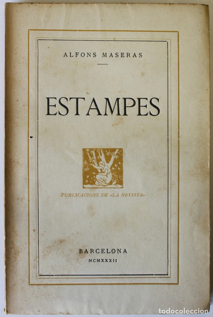 Libros antiguos: ESTAMPES. - MASERAS, Alfons. - Barcelona, 1932. - Foto 1