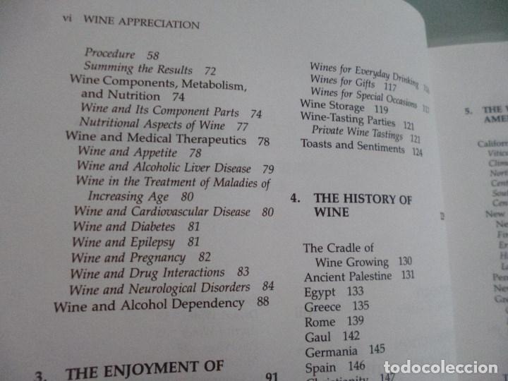 Libros antiguos: Wine Appreciation - Foto 10