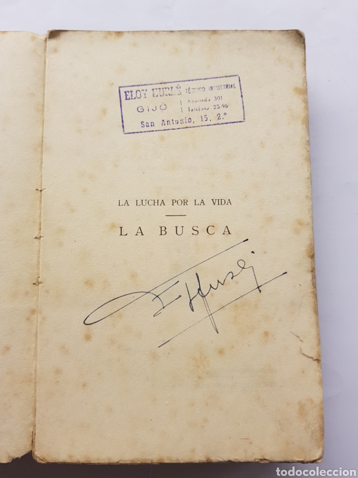 Libros antiguos: La busca - P&iacute;o Baroja - 1920 - Foto 3