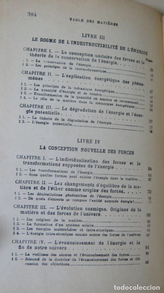 Libros antiguos: 1920.- L&acute;&eacute;volution des forces. gustave le bon - Foto 4