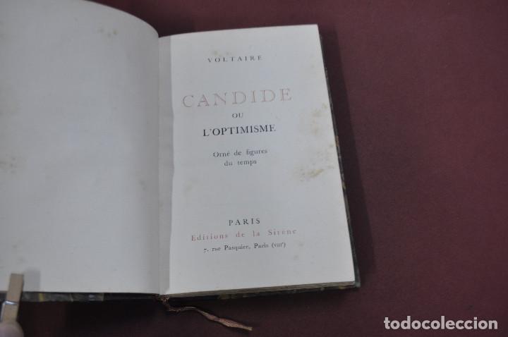 Libros antiguos: Candide ou loptimisme - Voltaire - a&ntilde;o 1913 ? - ANO5 - Foto 2