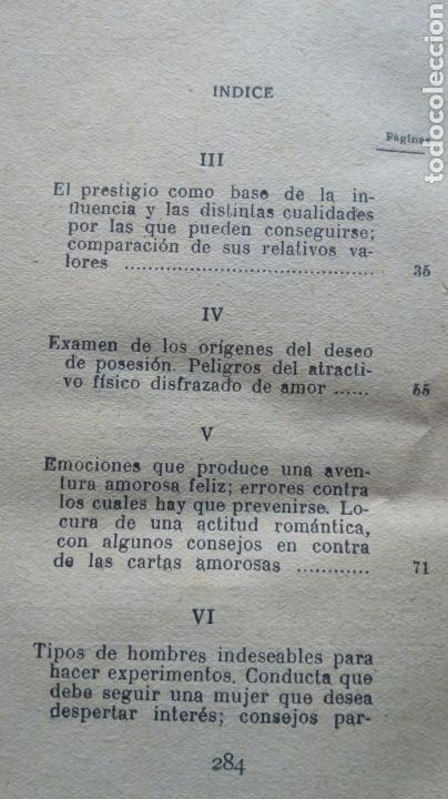 Libros antiguos: La T&eacute;cnica del Amor. Doris Langley Moore. - Foto 6