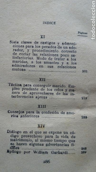 Libros antiguos: La T&eacute;cnica del Amor. Doris Langley Moore. - Foto 8