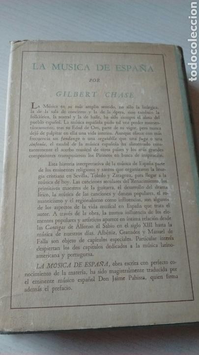 Libros antiguos: LA M&Uacute;SICA DE ESPA&Ntilde;A - Foto 2