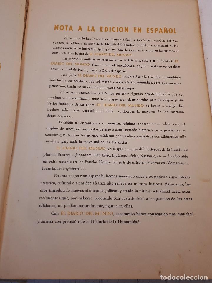 Libros antiguos: El Diario del Mundo. 1962 - Foto 2