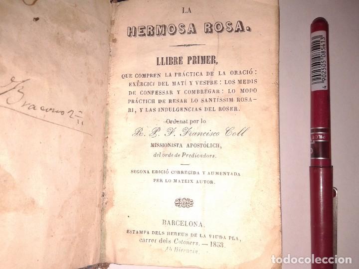 Libros antiguos: La Hermosa Rosa, 1853, T 1-2 - Foto 3