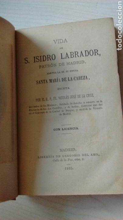 Libros antiguos: VIDA DE SAN ISIDRO LABRADOR - Foto 5