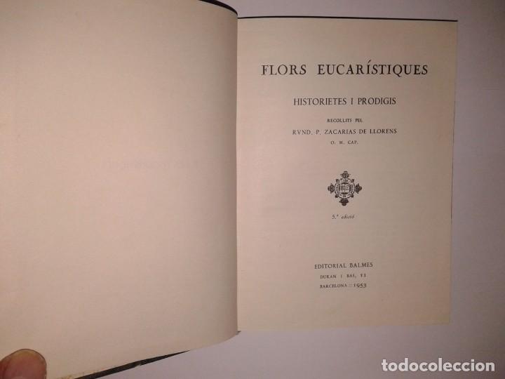 Libros antiguos: FLORS EUCARISTIQUES 1953 - Foto 1