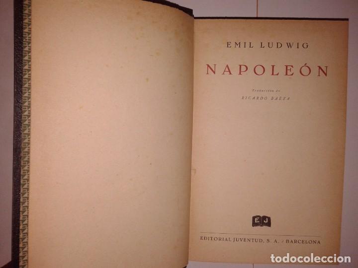 Libros antiguos: NAPOLEON, EDGA LUGWID, 1929 - Foto 2