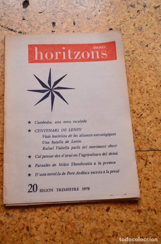 Libros antiguos: NOUS HORITZONS N&ordf;20 - Foto 1