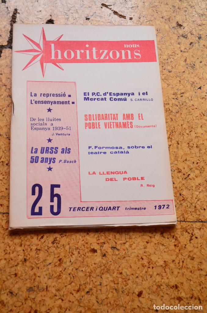 Libros antiguos: NOUS HORITZONS N&ordf;25 - Foto 1
