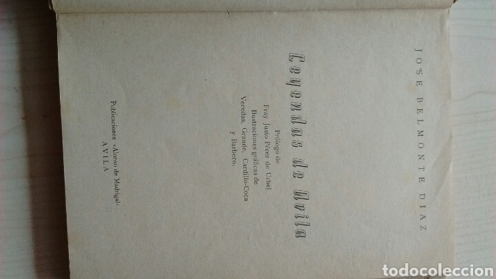 Libros antiguos: LEYENDAS DE &Aacute;VILA - Foto 3