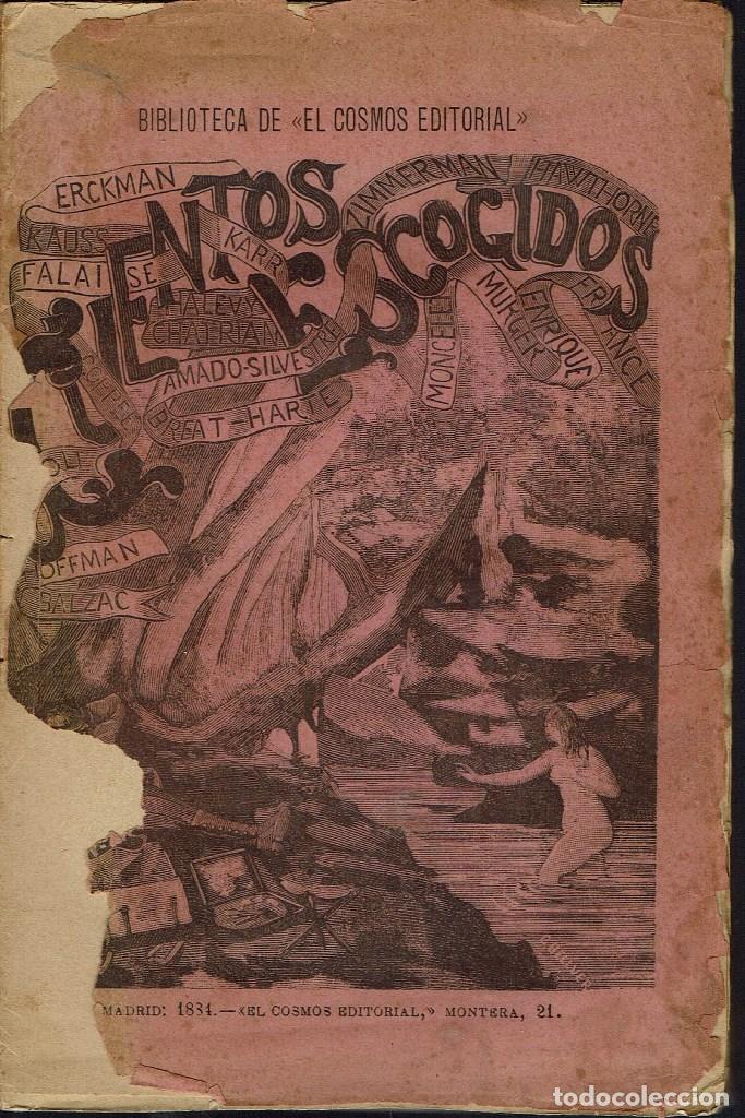 Libros antiguos: CUENTOS Y NOVELAS ESCOGIDOS. A&Ntilde;O 1884. (14.4) - Foto 1