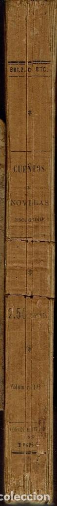 Libros antiguos: CUENTOS Y NOVELAS ESCOGIDOS. A&Ntilde;O 1884. (14.4) - Foto 4