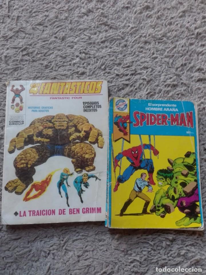 Libros antiguos: LOS 4 FANTASTICOS Y SPIDER-MAN-ORIGINAL PRIMCIPIOS DE LOS 70