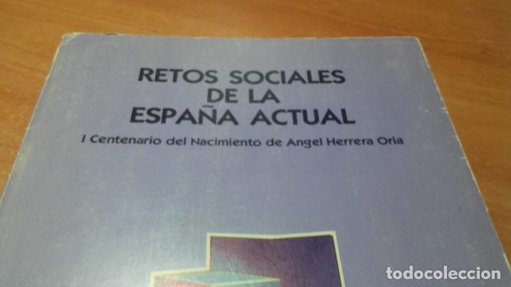 Libros antiguos: Retos sociales de la Espa&ntilde;a actual. - Foto 2