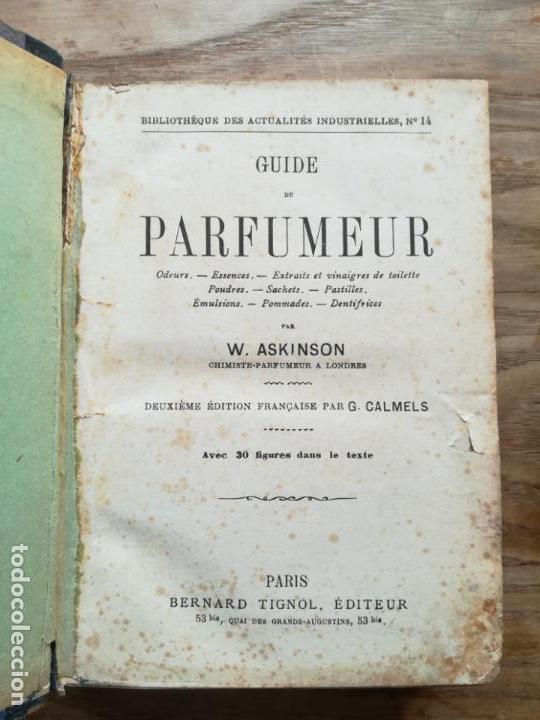Old books: Guide du parfumeur - ASKINSON, G.-W.