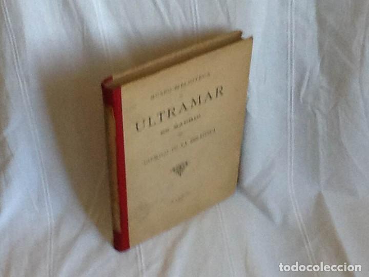 Libros antiguos: MUSEO BIBLIOTECA DE ULTRAMAR EN MADRID - Foto 1