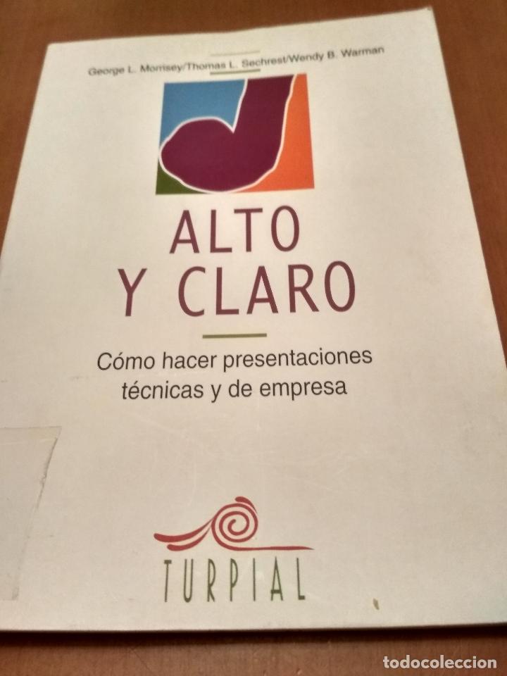 Libros antiguos: Alto y claro - Foto 1