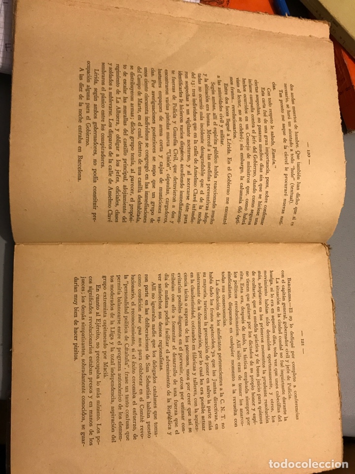 Libros antiguos: E. Mola Tempestad, calma, intriga y crisis - Foto 2