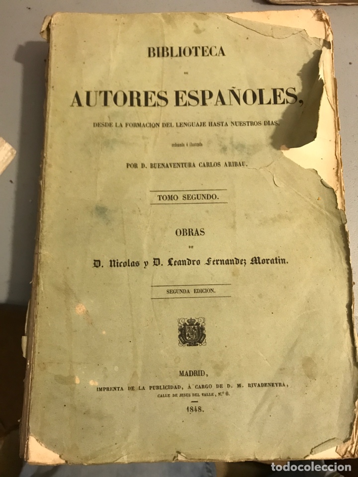 Libros antiguos: Autores espa&ntilde;oles 1848 - Foto 1