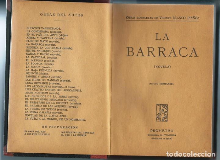 Libros antiguos: La Barraca - Foto 2