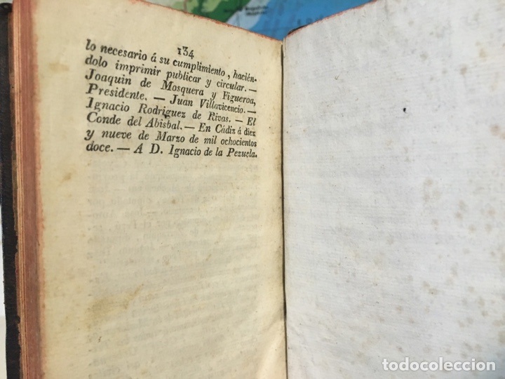 Libros antiguos: Constituci&oacute;n 1812 firmada Imprenta real - Foto 8