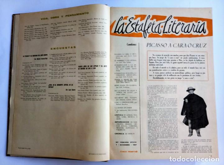 Libros antiguos: Estafeta Literaria - Foto 3