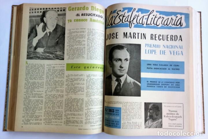 Libros antiguos: Estafeta Literaria - Foto 5