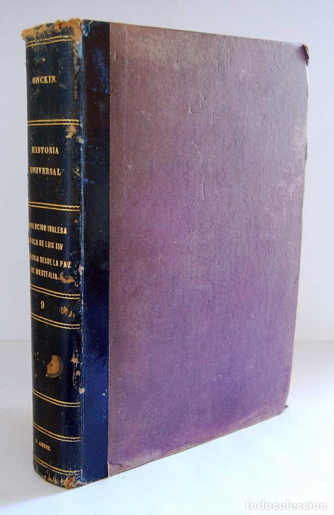 Old books: Historia Universal. Tomo 9 - Guillermo Oncken. Montaner y Simón. 1894