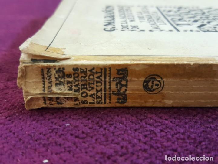 Libros antiguos: TRES ENSAYOS SOBRE LA VIDA SEXUAL. G. MARAÑON. BIBLIOTECA NUEVA, MADRID 1934 - Foto 3 - 132800914