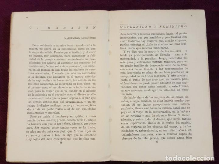 Libros antiguos: TRES ENSAYOS SOBRE LA VIDA SEXUAL. G. MARAÑON. BIBLIOTECA NUEVA, MADRID 1934 - Foto 6 - 132800914